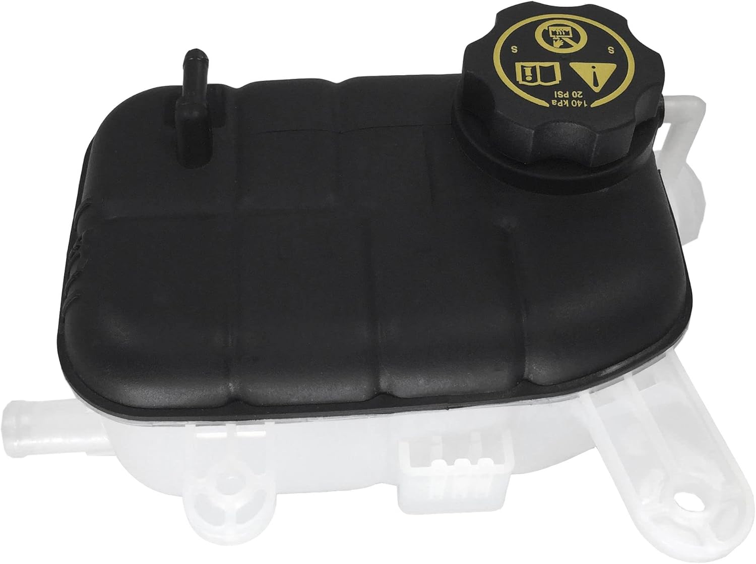 Tanque de expansión de depósito de desbordamiento de refrigerante con tapa para 2013-2019 Buick Encore Base para 2013-2016 Buick Encore Conveniencia