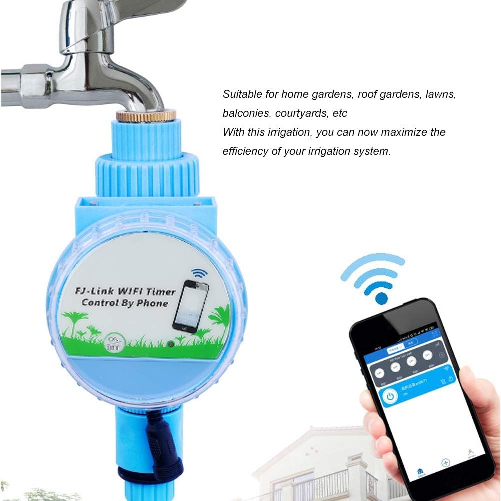 Fydun Intelligent Garden Irrigation Wate Timer Automati Controller with Phone Control Intelligent Garden Irrigation Wate for Family