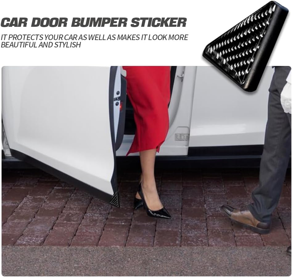 2 fundas de esquina de puerta de automóvil, protectores de borde de puerta de automóvil, protectores de borde de puerta lateral de automóvil,