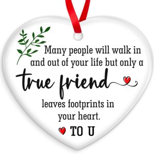 Adorno de Navidad 2023 para mujeres, decoración de árbol de Navidad, adorno de BFF para amigos, hermana, él, ella, novio, novia, verdadera amiga, Adorno de Navidad 2023 para mujeres, decoración de árbol de Navidad, adorno de BFF para amigos, hermana, él, ella, novio, novia, verdadera amiga,