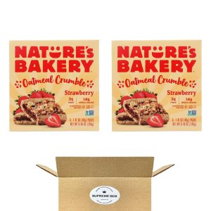 Nature’s Bakery – Barras de avena Crumble Bars, fresa, fruta real, veganas, sin OMG, 1.41 onzas cada barra, 6 unidades – Paquete de 2 (12 unidades Nature’s Bakery – Barras de avena Crumble Bars, fresa, fruta real, veganas, sin OMG, 1.41 onzas cada barra, 6 unidades – Paquete de 2 (12 unidades