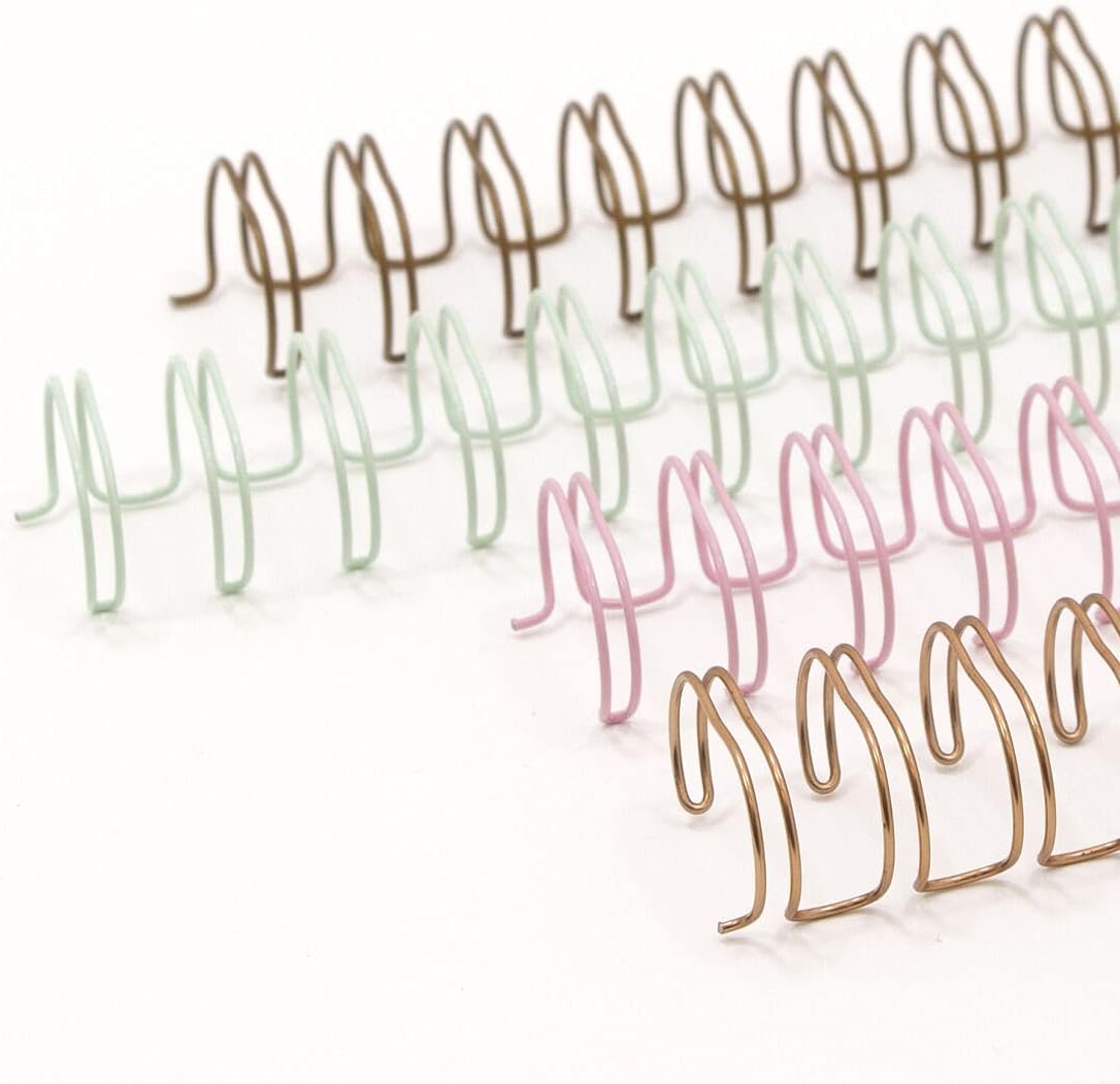Craftelier – Juego de 2 carpetas en espiral de doble anillo para álbumes, cuadernos, diarios o calendarios  Ideal para álbumes de recortes y otros