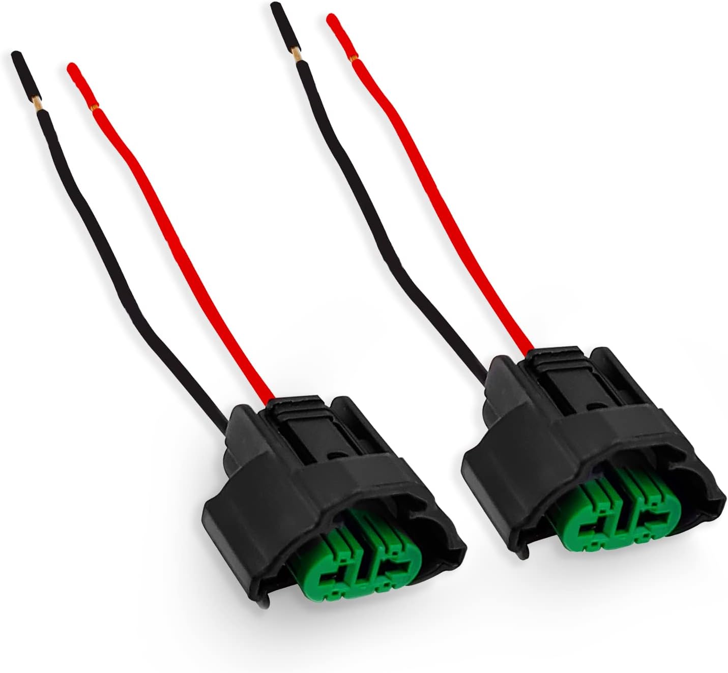 Adaptadores femeninos Arnés de cableado compatible con faros de luz antiniebla OEM H11H8 Adaptador hembra Enchufes de arnés de cableado con coletas