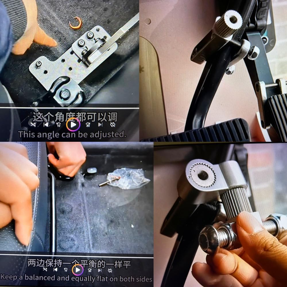 Controles manuales Conducción Pies de automóvil Equipo de ayuda para discapacitados Dispositivo de conducción manual de tercera generación mejorado