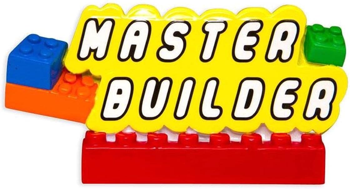 Adorno personalizado para niños 2023 Master Builder Árbol de Navidad Decoración personalizada – Personalización gratuita