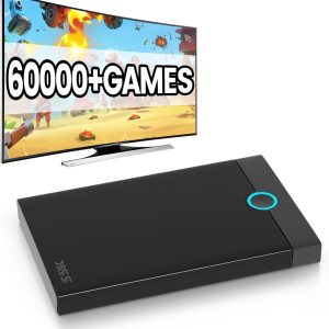 Bearway Retro Game Console 500G HDD- Video Game Console with 60000+Classic Games, External Hard Drive Compatible with 70+Emulators and 3D Games, Bearway Retro Game Console 500G HDD- Video Game Console with 60000+Classic Games, External Hard Drive Compatible with 70+Emulators and 3D Games,