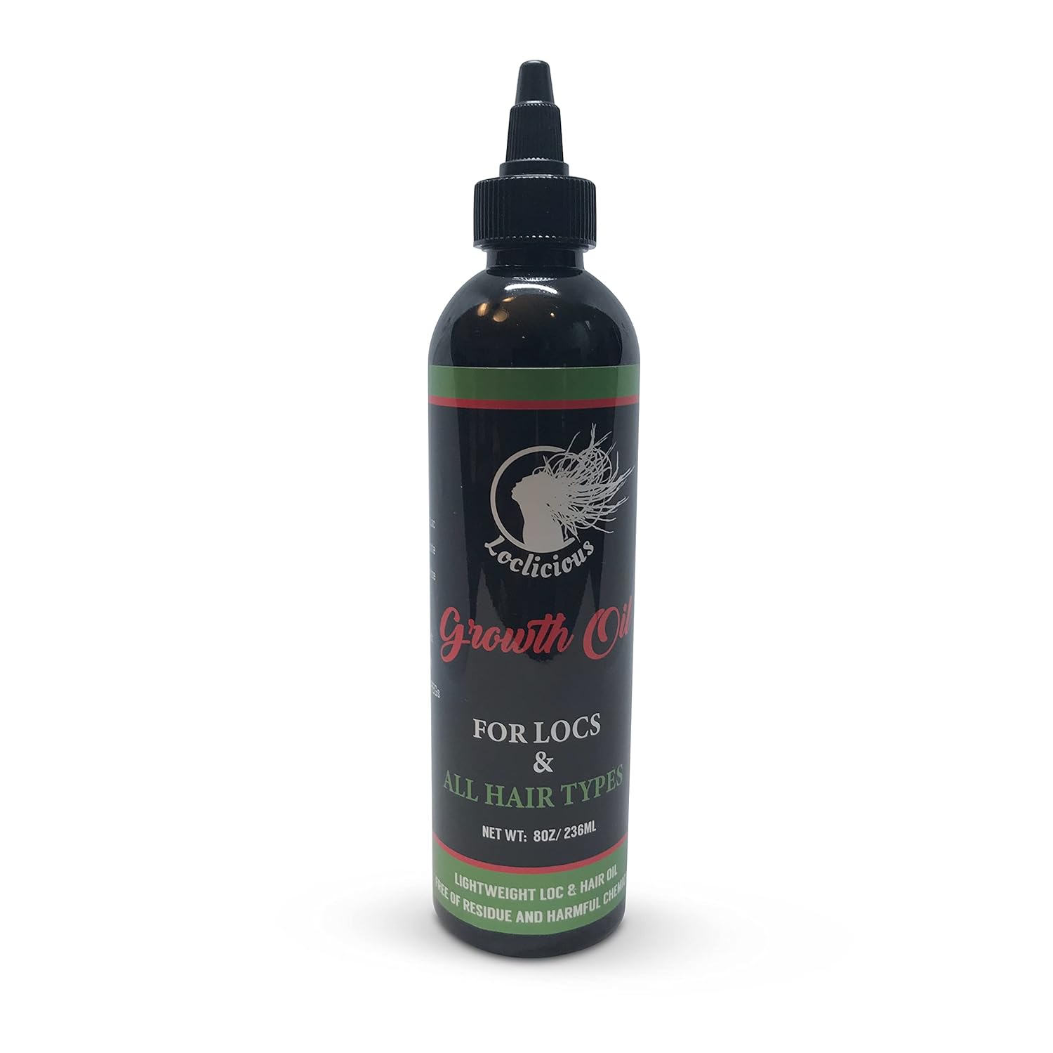 Loclicious Aceite nutritivo para el cabello de Loc y cuero cabelludo, aceite de peinado ligero para todo tipo de rastas, cabello natural, rastas y