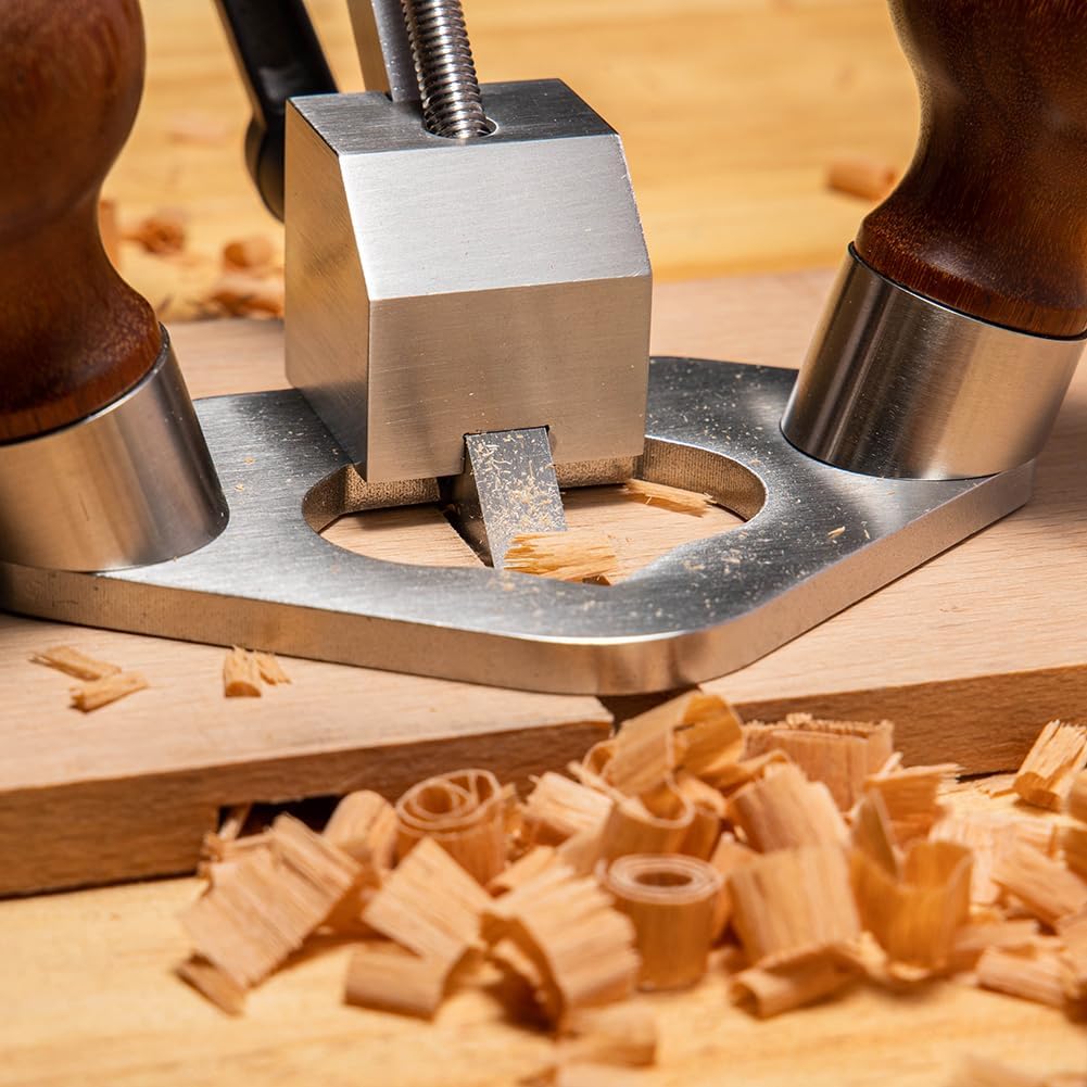 Cowryman 040 Router Plane Handheld Grooving Tool para cortar Dados ranuras mortaja con hoja de 8MM