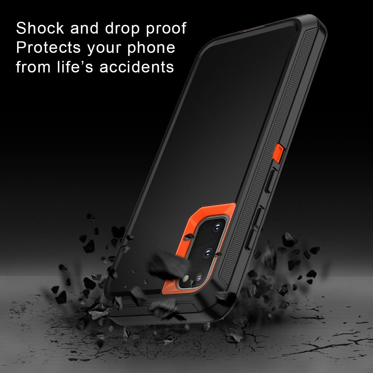 I-HONVA Funda para Galaxy S20 de 6.2 pulgadas no compatible con S20 Plus a prueba de golpes, polvo y caídas, protección de cuerpo completo de 3