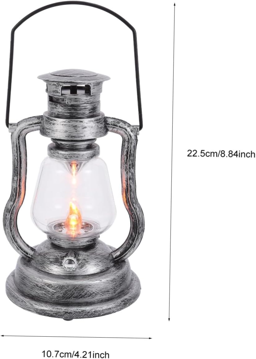 1 unid linterna retro recargable lámpara de aceite asiático lámpara colgante linterna rústica queroseno luz de aceite de mano lámpara de aceite de