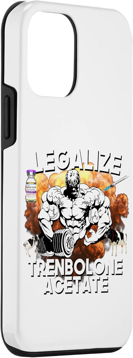 Funda para iPhone 12 Mini Legalize Trenbolone Acetato Divertido Esteroide Tren Lover Gym Jim