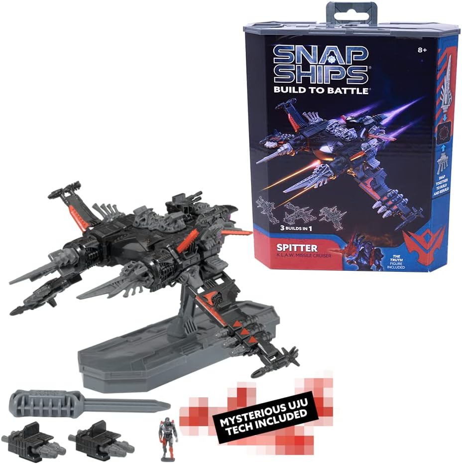 Komplex Spitter K.L.A.W Missile Cruiser – Construye para la batalla – 3 construcciones diferentes – A partir de 8 años