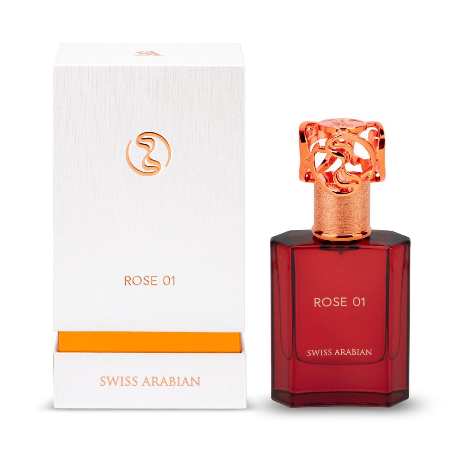 Swiss Arabian Rose 01  Productos de lujo de Dubai  Fragancia personal EDP en aerosol de larga duración y adictiva  El lujoso aroma de Arabia  1.7