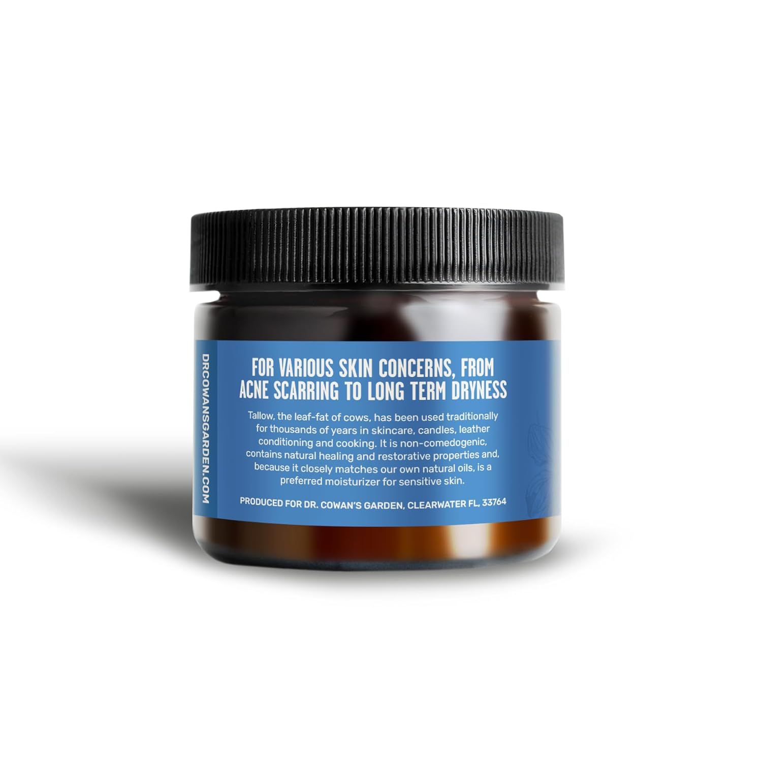 Dr. Cowan’s Garden Bálsamo para el cuidado de la piel de sebo 100% alimentado con pasto e ingredientes orgánicos. (Radiance Balm)