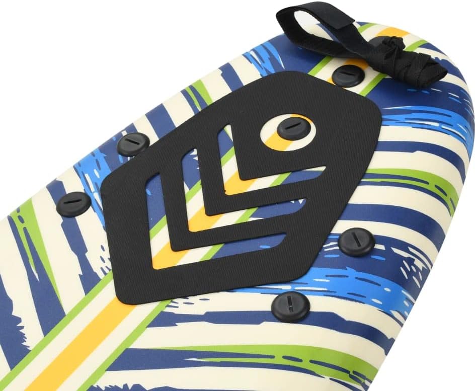 Tabla de surf de playa, tabla de surf ultraligera de 66.9 pulgadas de largo con cubierta XPE