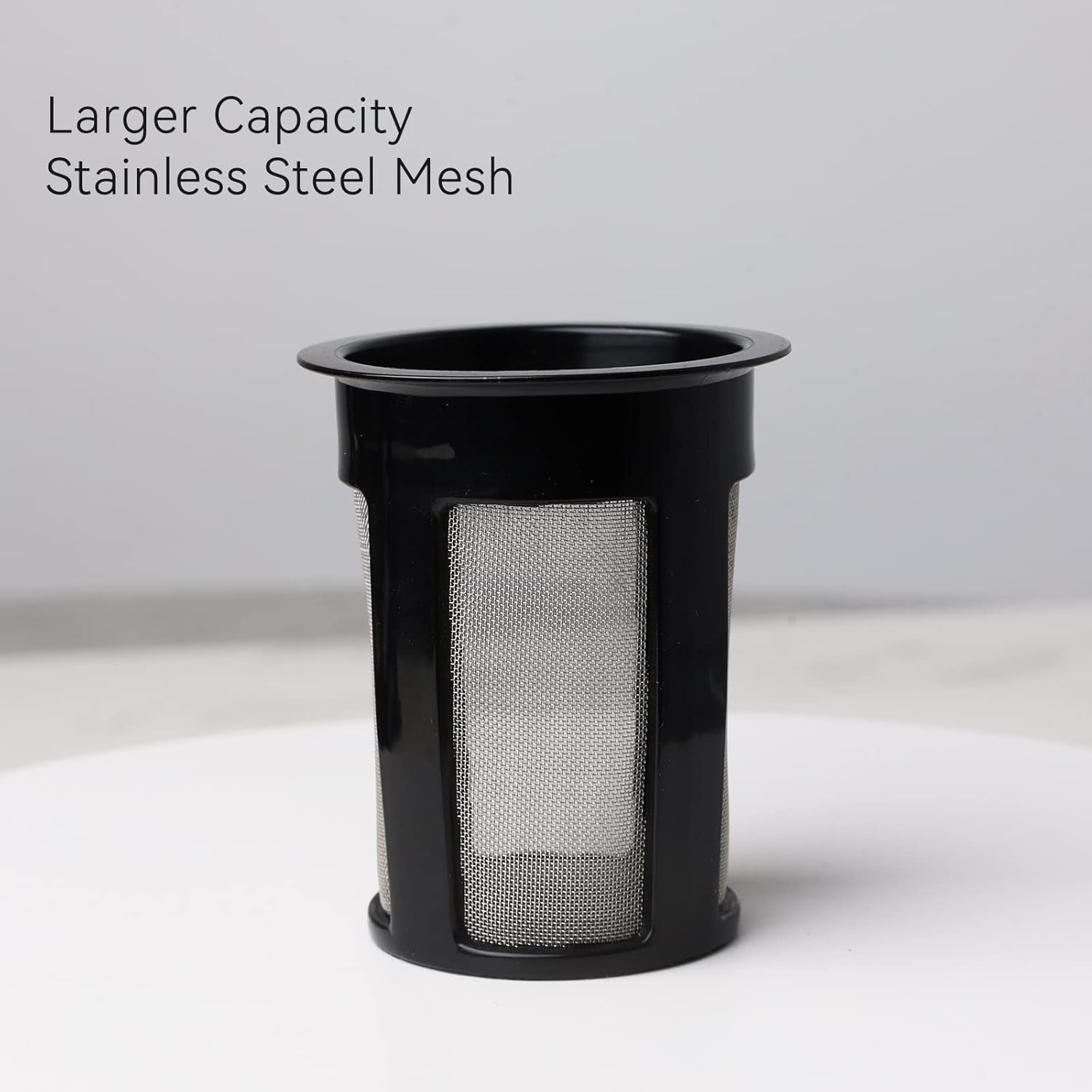 Mecity Nueva versión 3 cápsulas de filtro cafetera KC101 incluyendo soporte para cápsulas K-Cup, 2 filtros para café molido y té suelto