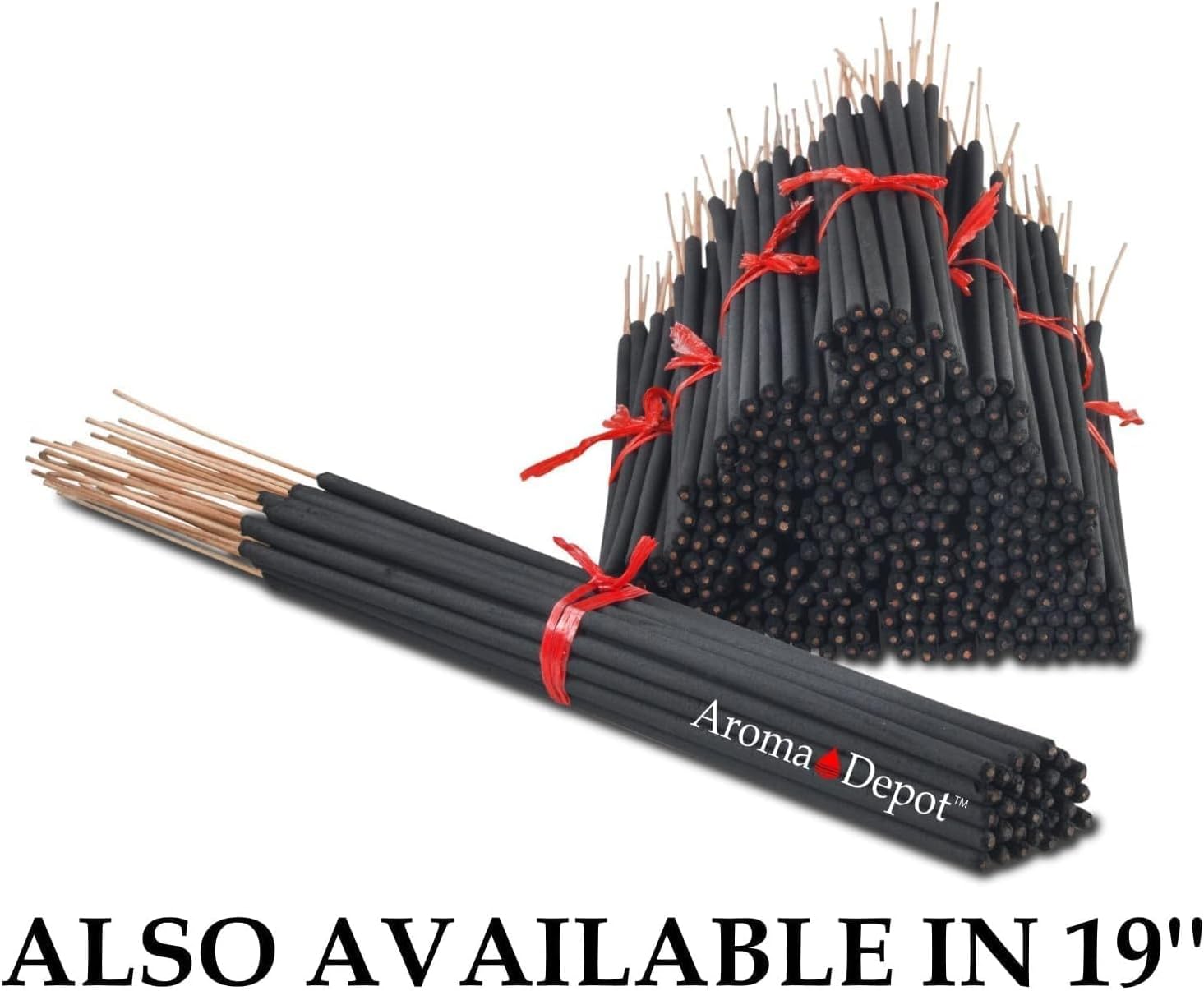 Eat it Raw – Varillas de incienso de carbón exótico. Aproximadamente 85 a 100 varillas por paquete, longitud 7 pulgadas, cada palo natural se quema