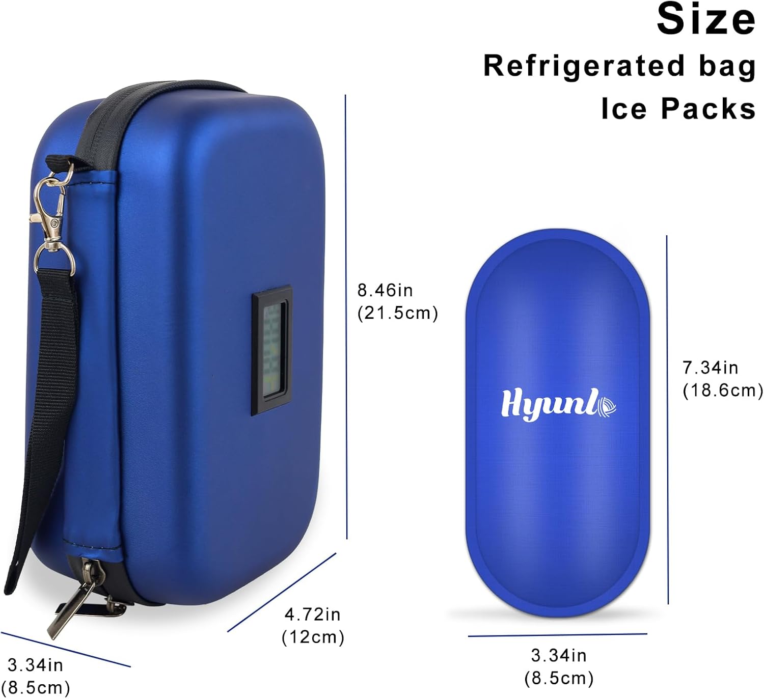 Funda de viaje para enfriar insulina, bolsa enfriadora de medicamentos aprobada por la TSA para 8 bolígrafos de insulina y suministros para