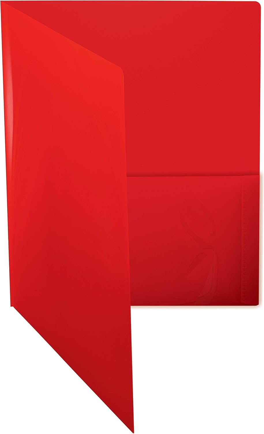 Gold Seal – Carpetas de plástico extra pesadas de 2 bolsillos, paquete de 12, tamaño carta premium, acabado reflectante de alto brillo, por Gold