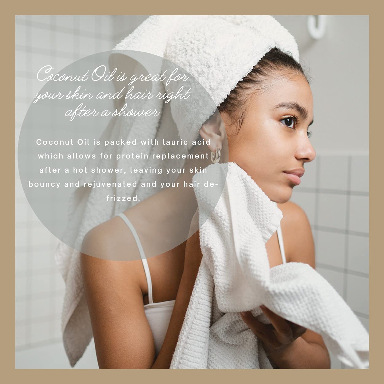 IOS love Organic Aceite de coco virgen, prensado en frío, aceite natural para el cabello, aceite para la piel y aceite de cocina con sabor fresco,