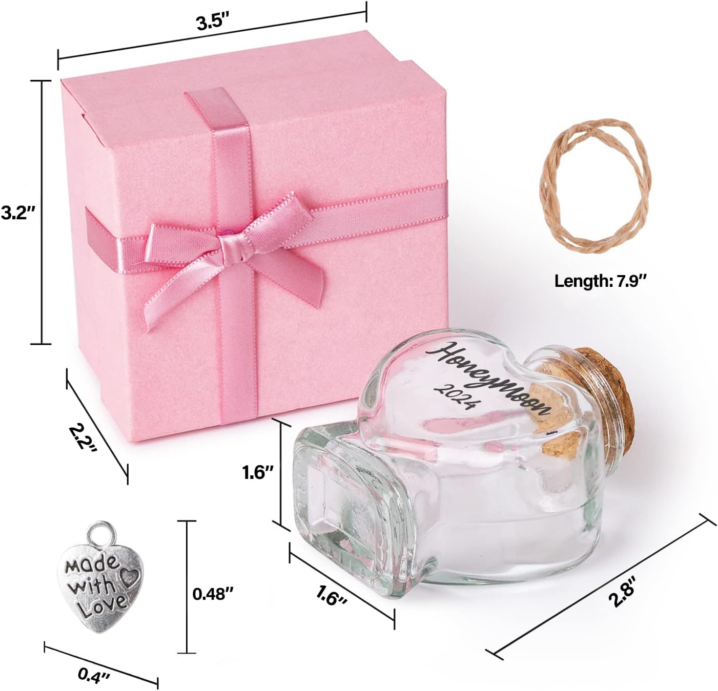 Tarro de recuerdo de arena de luna de miel 2023, regalo de despedida de soltera, regalo de boda, regalo de compromiso, regalo de luna de miel,