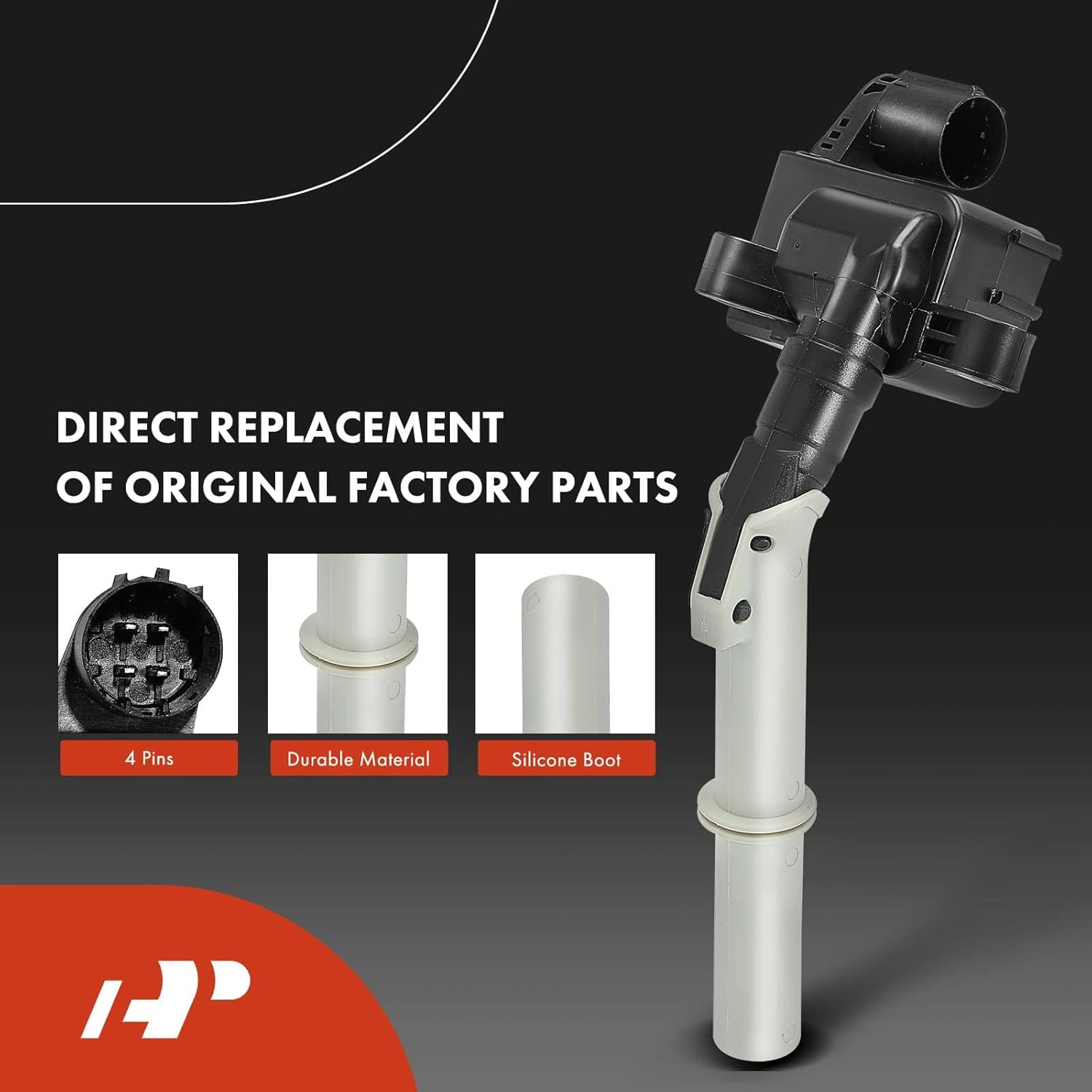 A-Premium Juego de 6 bobinas de encendido y bujías de iridio compatibles con Mercedes-Benz C300 2013-2014, C350 2012-2014, E350 2012-2016, ML350