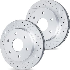 R1 Concepts Kit de rotor de freno delantero  Rotores de freno  Disco de freno  Perforado y ranurado WBPN1-48008 R1 Concepts Kit de rotor de freno delantero  Rotores de freno  Disco de freno  Perforado y ranurado WBPN1-48008