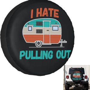 Cubierta de llanta de repuesto para neumáticos de caravana, protectores de neumáticos para remolque, RV, SUV, camión, remolque de viaje (I Hate Pull Cubierta de llanta de repuesto para neumáticos de caravana, protectores de neumáticos para remolque, RV, SUV, camión, remolque de viaje (I Hate Pull