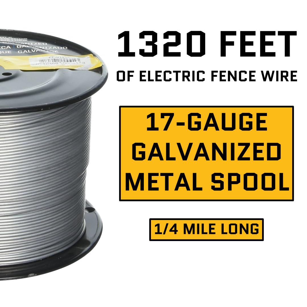 Bellota Internacional efw171212-mile 17-gauge galvanizado alambre de valla, EFW1714