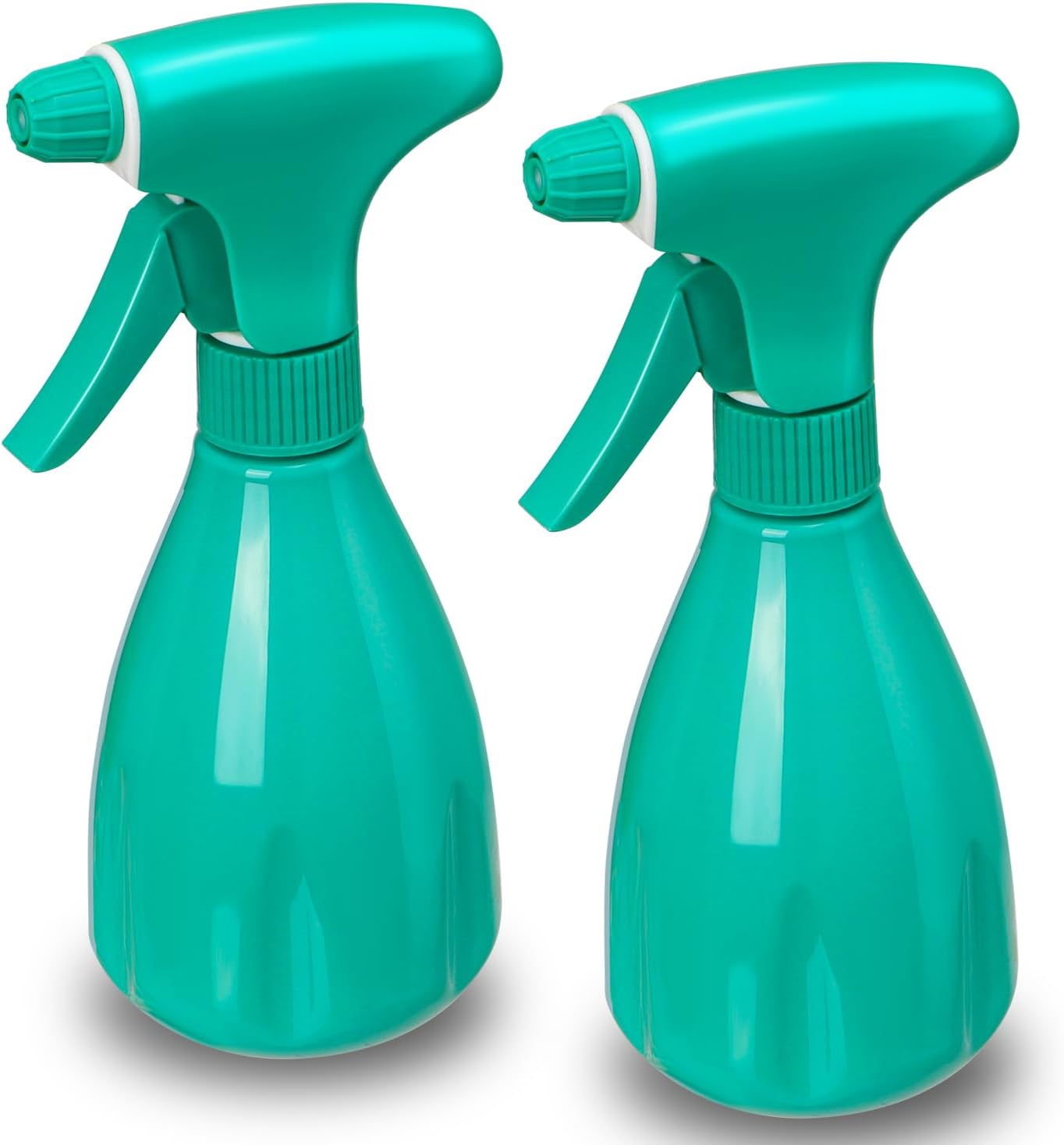 Botellas de spray para el cabello, botella de spray vacía recargable de 12 onzas, pulverizador de niebla fina, botella de chorro para limpieza,
