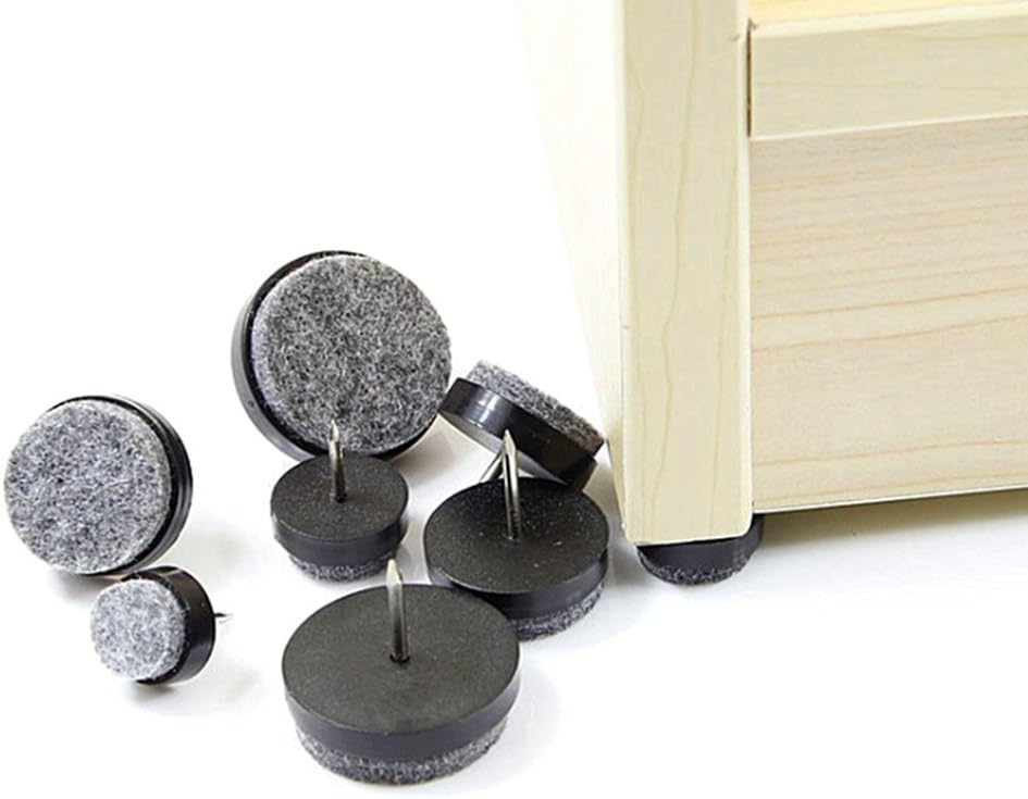 Almohadillas de fieltro HuanX35para clavar de alta resistencia, para patas de mesa y sillas, protectores de madera para pisos, 40 unidades