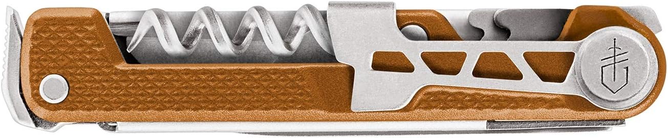 Gerber Gear Armbar Cork, navaja de bolsillo multiherramienta con tornillo de corcho, naranja