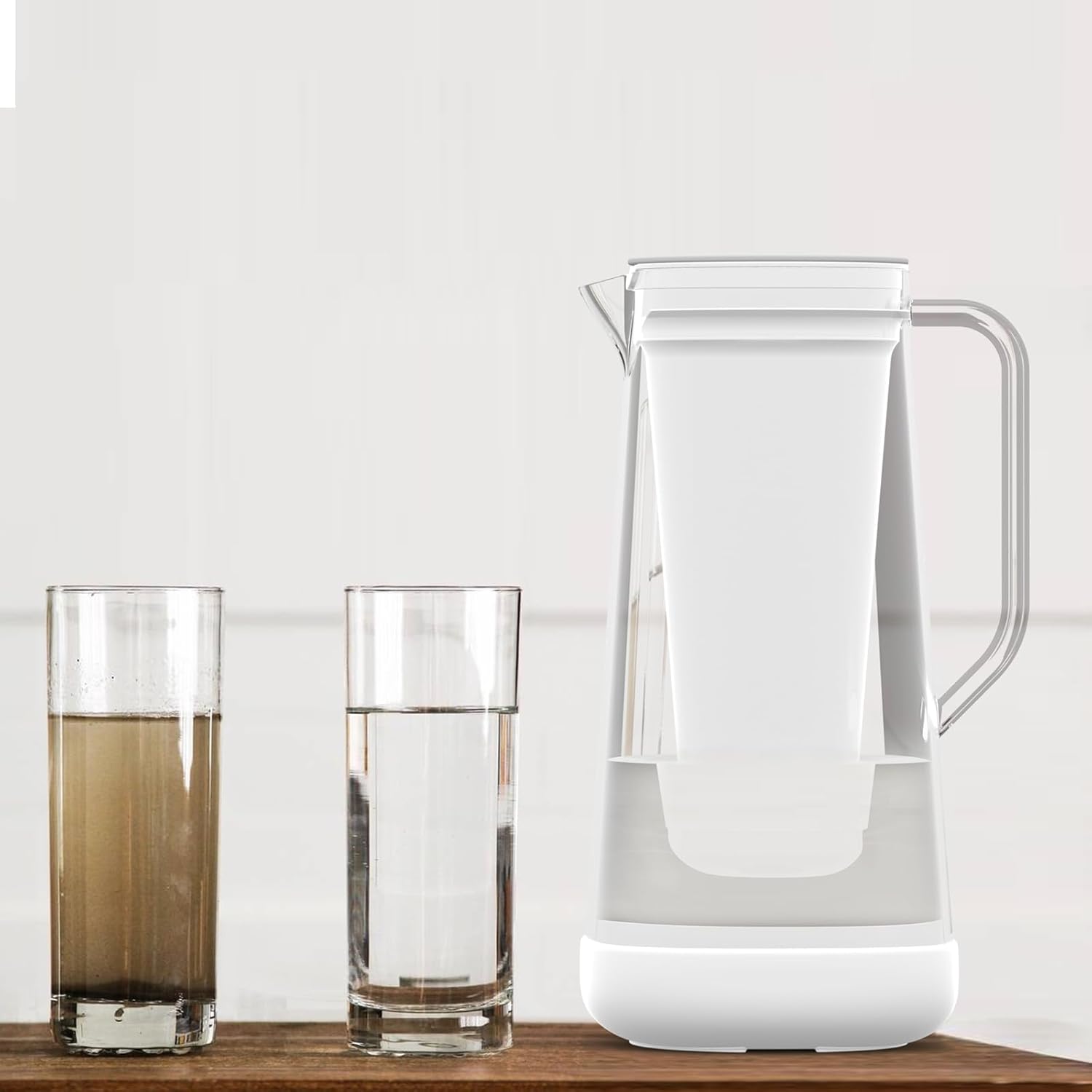 MARRIOTTO Filtro de agua de repuesto para dispensador LS Home de 18 tazasjarra de vidrio, jarra de 7 tazasjarra de plástico para 10 tazasjarra de