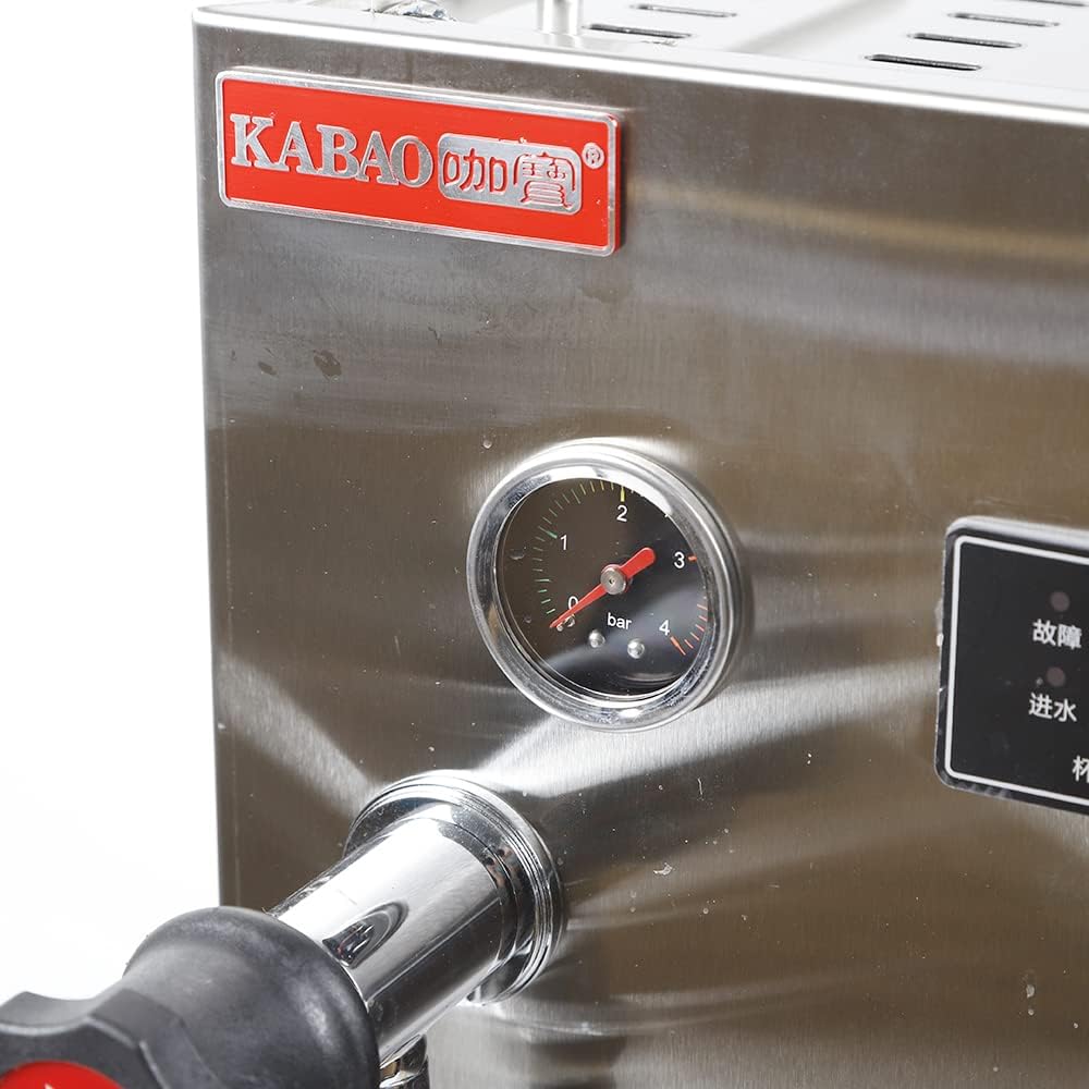 Espumador de leche comercial, máquina de espuma de agua hirviendo multiusos de 2.1 galón8L, 110 V 2500 W eléctrico completamente automático para