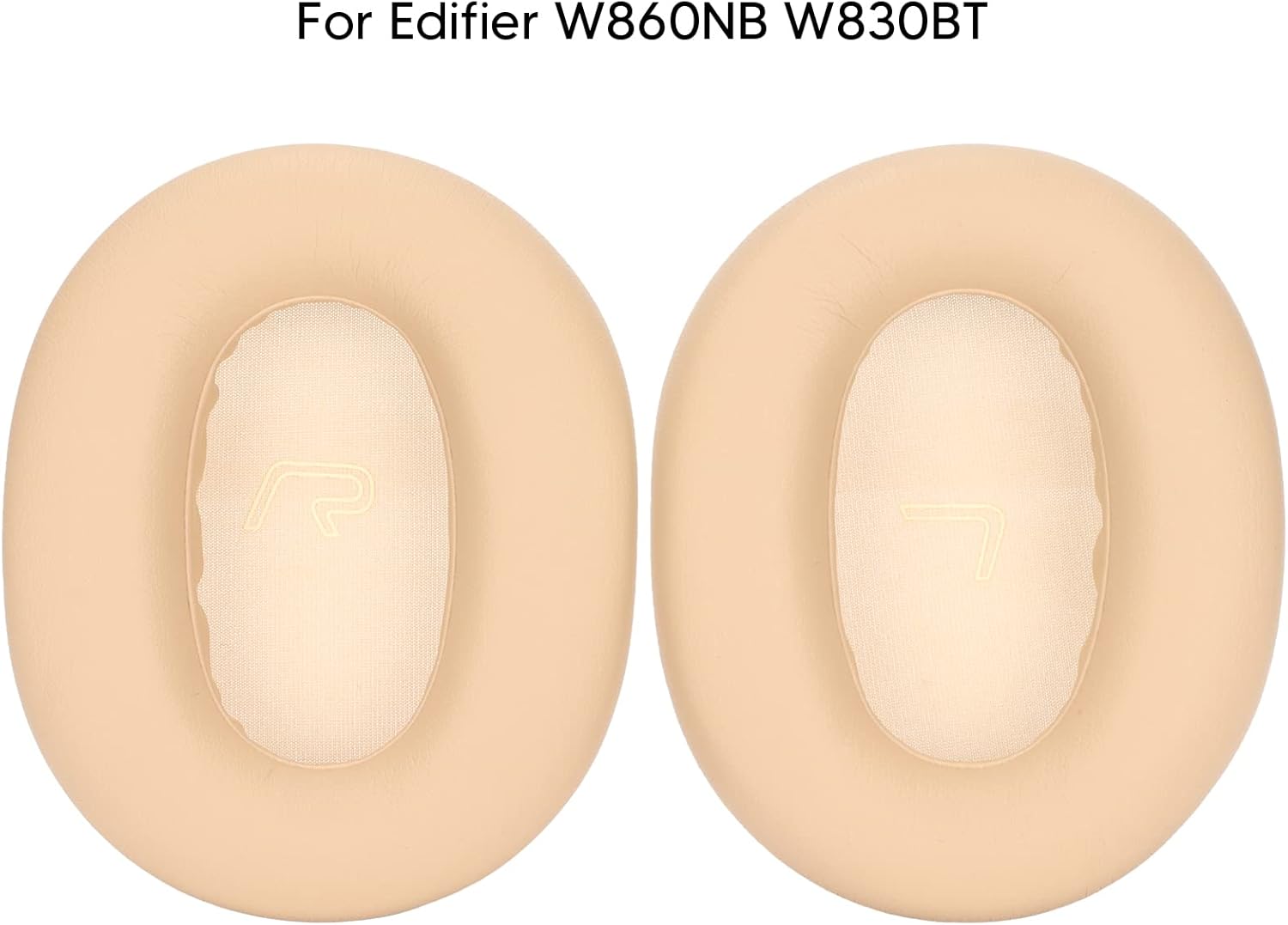 Almohadillas de repuesto para los oídos, espuma de piel con aislamiento de ruido, almohadillas suaves para auriculares Bluetooth Edifier W860NB