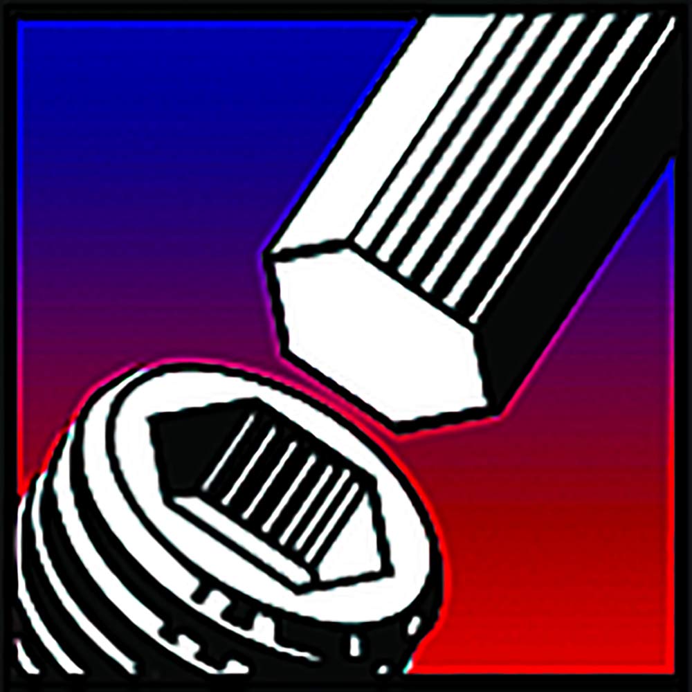 Eklind Tool 15628 Llave Allen hexagonal de 0.551 in de largo, 5 unidades