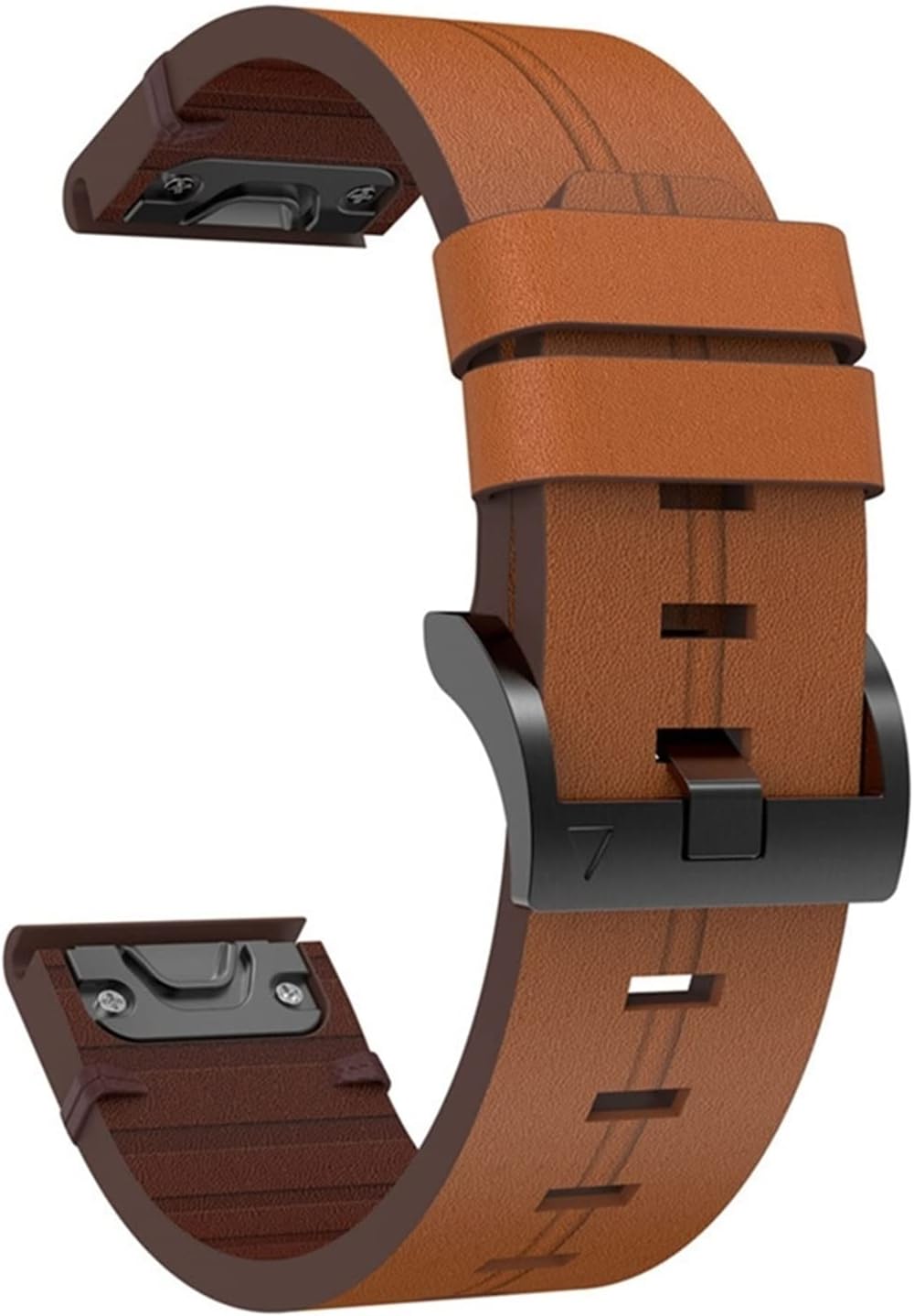 HAZELS Correa de reloj QuickFit de cuero para Garmin Fenix 7X 6X 5X 3 3HR para Garmin Fenix 7 6 5 935 945 0.866 in correa (color  27, tamaño 1.024
