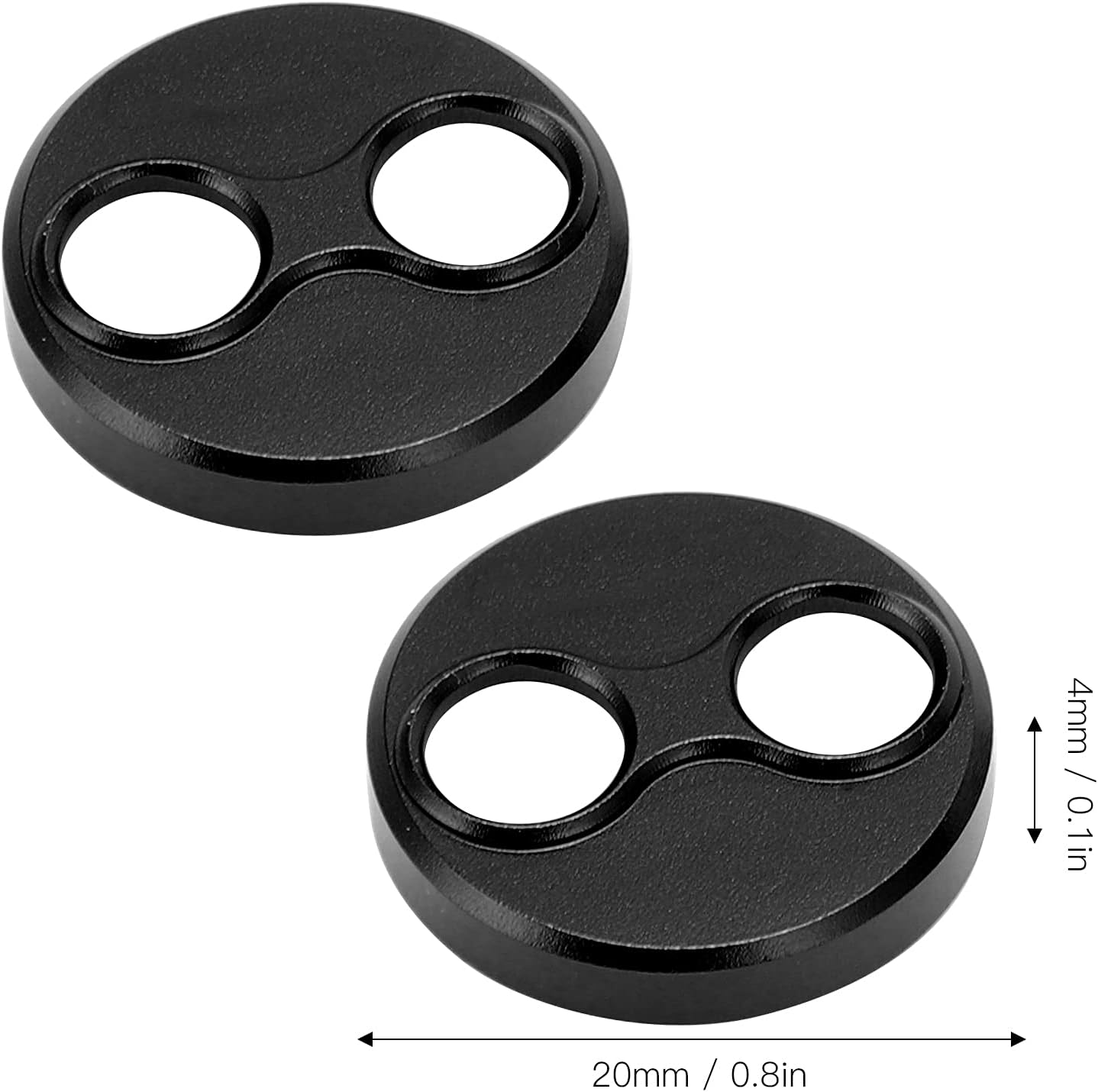 VGEBY Protector de motor de dron, 4 piezas de aleación de aluminio para motor de drone para FIMI X8 Mini Drone Accesorios (negro) Accesorios de