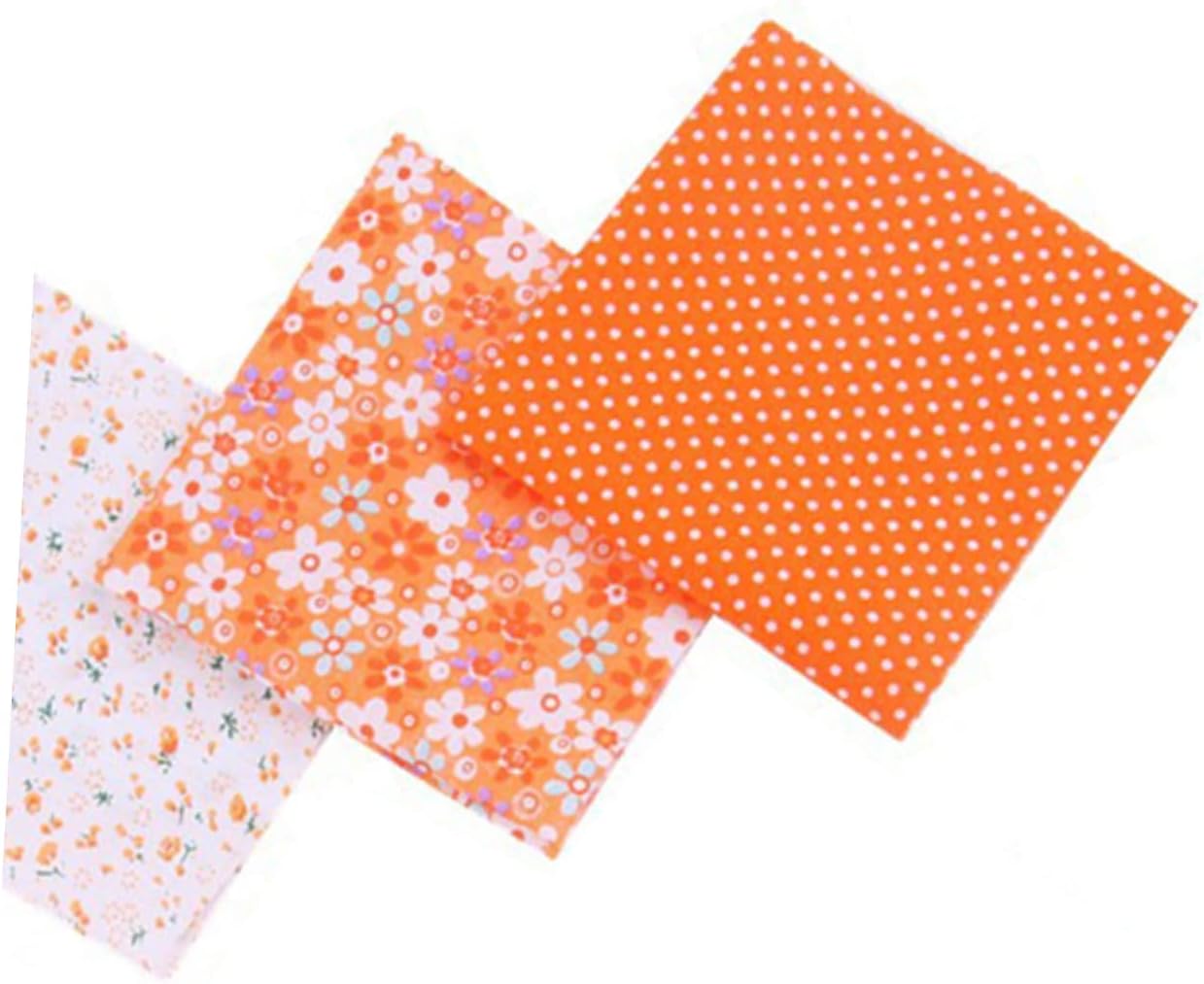 2 paquetes de tela de lino para ropa, tela de punto para manualidades, tela de lino impresa, cuartos de tela gruesos, cuadrados de acolchado