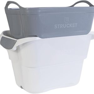 Strucket Colador y cubo con drenaje cubo de 5 galones con filtro entrelazado, extraíble. Fregadero portátil, colador para lavar alimentos, Strucket Colador y cubo con drenaje cubo de 5 galones con filtro entrelazado, extraíble. Fregadero portátil, colador para lavar alimentos,