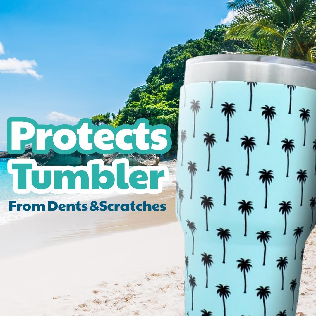 Funda de silicona para vasos, compatible con vasos Yeti, RTIC, Ozark Trail, Magellan y más. Fundas aisladas personalizadas para enfriar latas (20