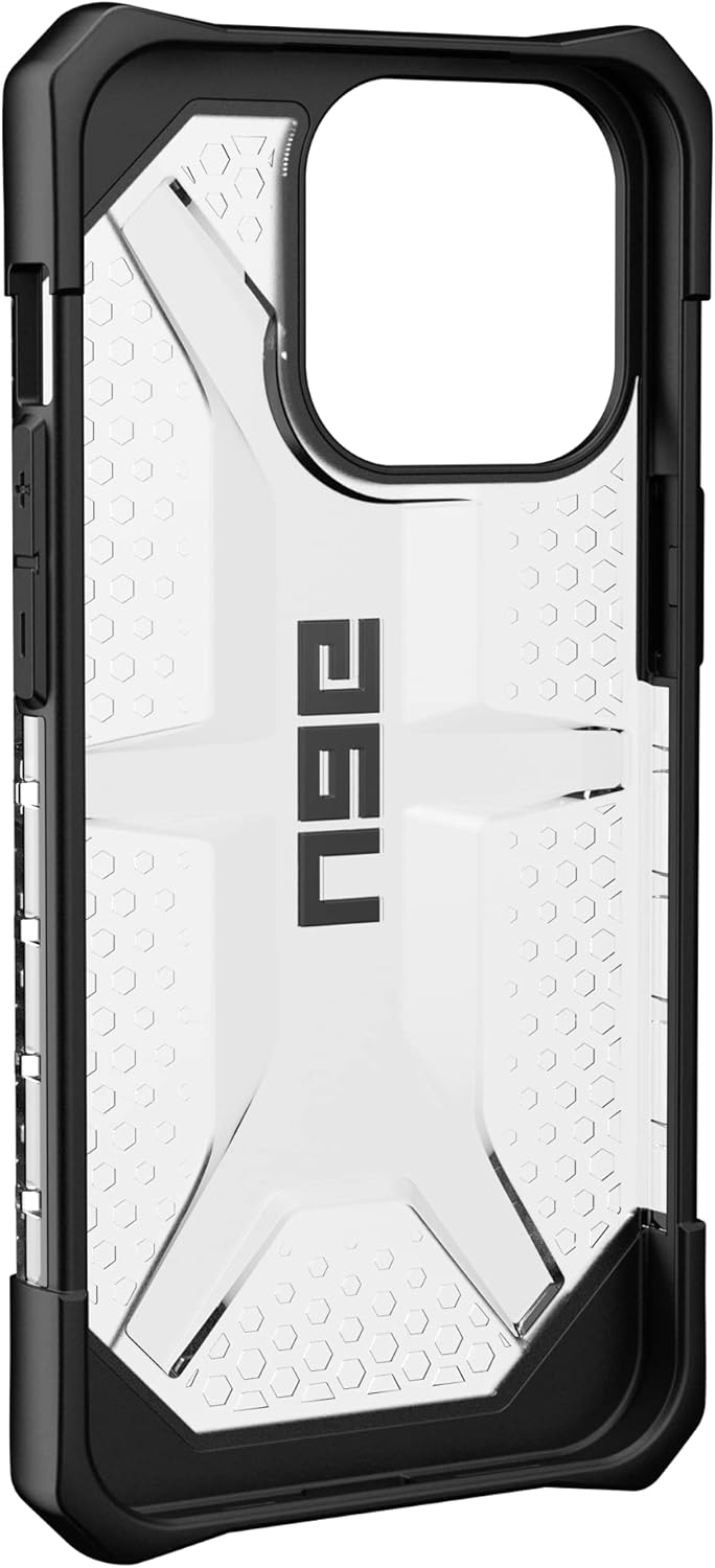 URBAN ARMOR GEAR UAG – Funda diseñada para iPhone 13 Pro, transparente, resistente, ligera, delgada, a prueba de golpes, transparente, cubierta