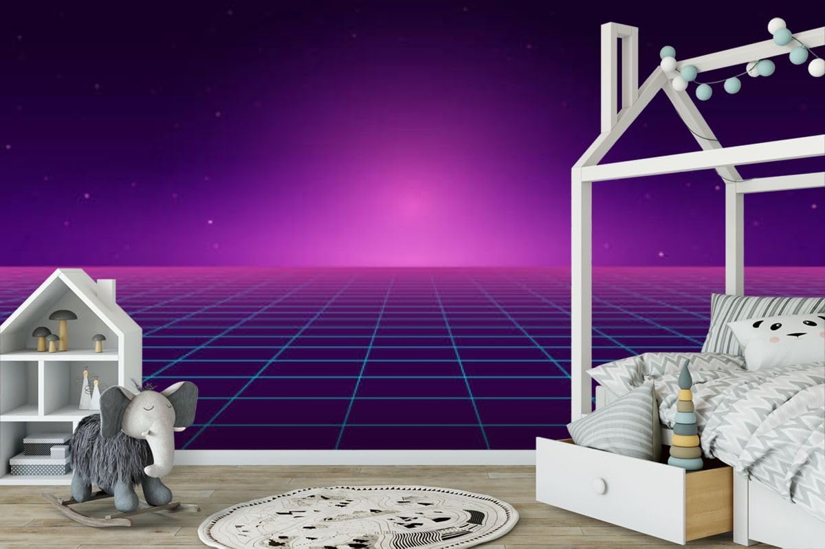 Papel tapiz 3D estilo retro paisaje azul autoadhesivo dormitorio sala de estar dormitorio decoración mural de pared pared techo armario adhesivo