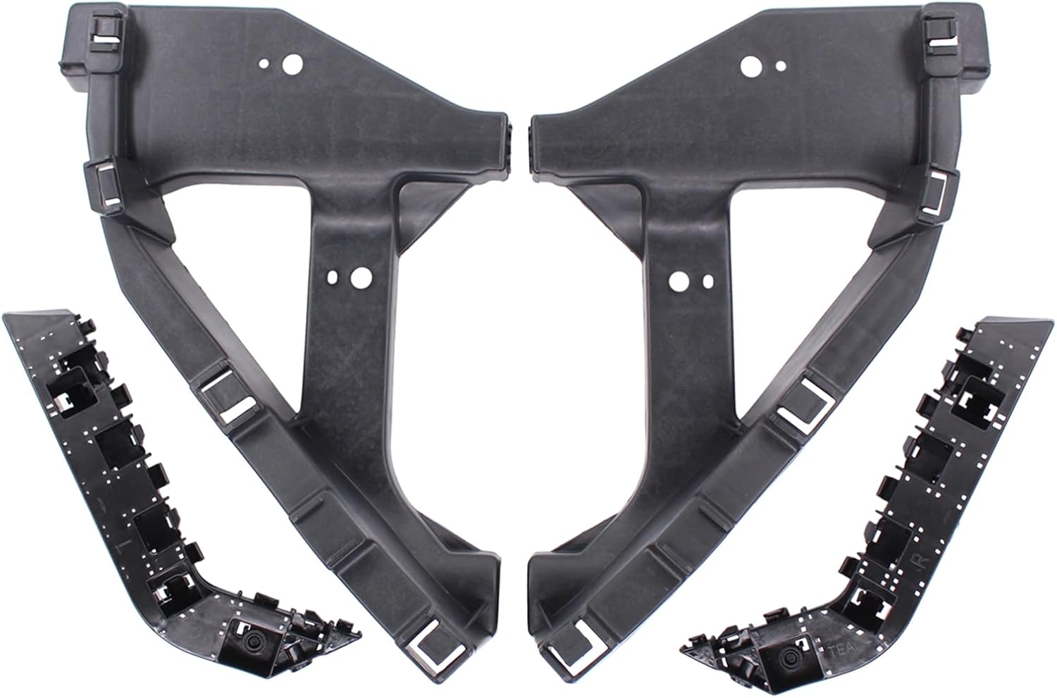 XtremeAmazing Juego de 4 retenedores de soporte de soporte para faros delanteros y parachoques para Honda Civic Sedan 2016-2021 lado izquierdo