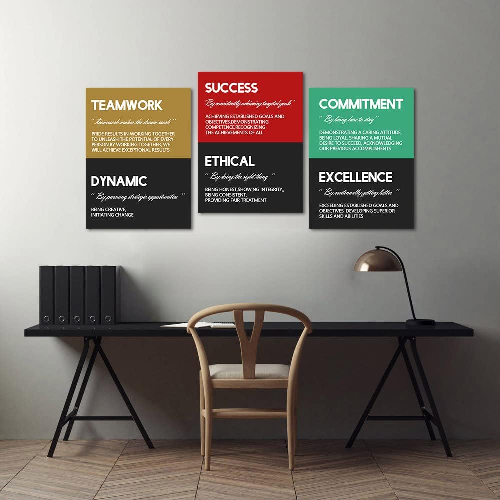 Lienzo motivacional para pared, con citas inspiradoras de emprendedores, póster moderno de pintura al óleo para sala de estar, decoración clásica de