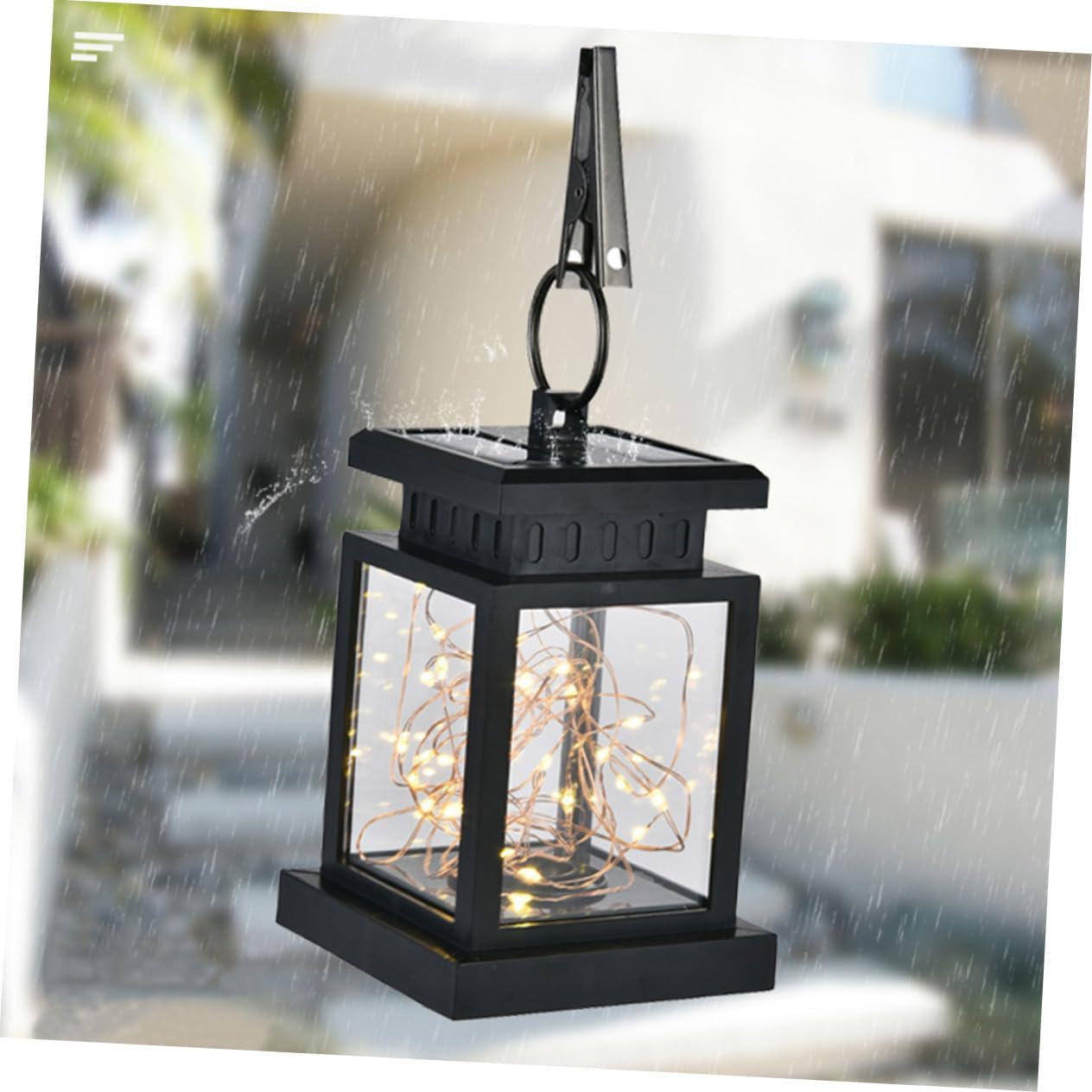 Housoutil 2 unids luces solares al aire libre lámpara solar al aire libre LED luces solares al aire libre linterna solar lampara para exterior luces