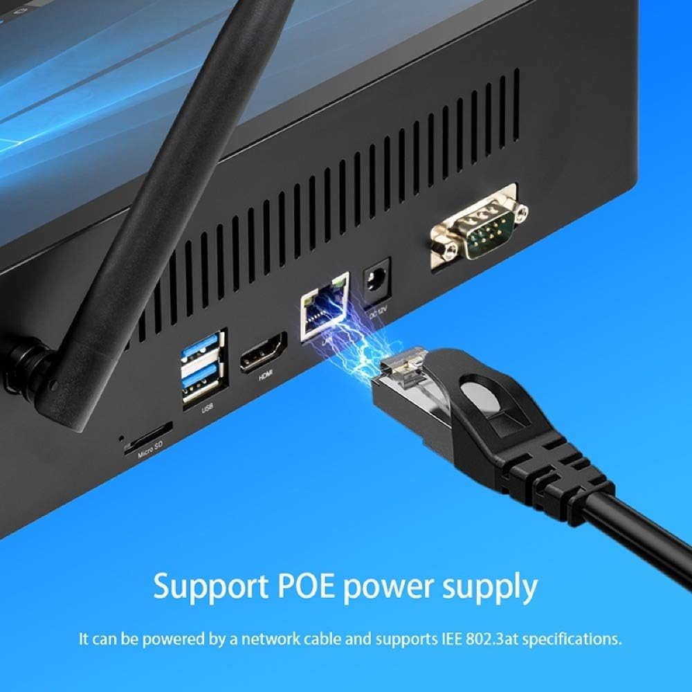 Tablet PC, PiPo X10s Todo-en-Uno Mini PC 10.1 pulgadas 6GB+64GB Windows 10 IntelCeleron J4105 Quad Core Tablet PC, Soporte WiFi BT TF Tarjeta RJ45