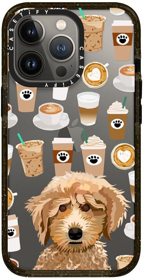 CASETiFY Impact – Funda para iPhone 13 Pro protección contra caídas de 6.6 pies  Funda transparente para los amantes de las razas de perros únicos,
