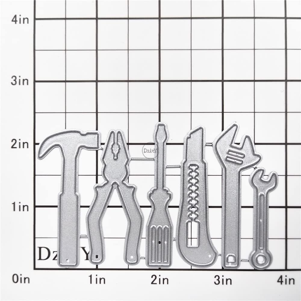 DzIxY Llaves destornilladores de corte de metal para hacer tarjetas, papel de gofrado, juegos de troqueles, álbumes de fotos, álbumes de recortes,