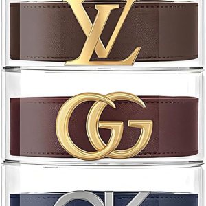 Organizador de cinturón de acrílico, organizador de cinturón de 5 capas, organizador de accesorios de armario transparente para joyas, relojes, Organizador de cinturón de acrílico, organizador de cinturón de 5 capas, organizador de accesorios de armario transparente para joyas, relojes,